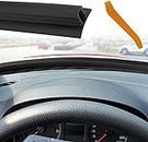 Car Dash board Wind shield Sound, Odour, smell, Horn, Noise,Vibration proof Sealing Strips Stickers Rubber Gap Seal U Type Insulation(1.6M, Pack of 1)(1-Year Warranty) - - With tools