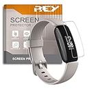 REY Pack 6X Displayschutzfolie für Fitbit Inspire 2, Premium-Qualität