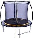 Kanga 8ft Premium Trampoline with Safety Enclosure, Net, Ladder and Anchor Kit (2021 Model)