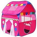 Homecute Foldable Pop Up Hut Type Kids Toys Jumbo Size Play Tent House for Boys and Girls. (Pink)