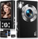 Digital Camera, 4K Autofocus Compact Camera with 32G SD Card HD 48MP with 2.8 L