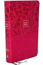 NKJV End-of-verse Reference Bible, Personal Size Large Print, Red Letter Edition, Comfort Print: Holy Bible [Pink]