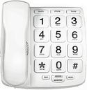 Tyler TBBP-4-WH: Telephone for Seniors, Large Button Landline Phone for Elderly
