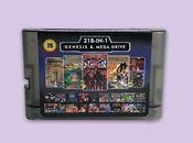 Sega Megadrive Genesis Games Multi 218 Juego Retro Gaming Collection 
