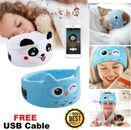 Kids Bluetooth Headband Headphone Wireless Sleeping Music Headwear Eye Mask Cute