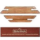 Savina Small Wooden Beveled Inkle Weaving Shuttle - Handcrafted Knitting Weaving Loom Tools Shuttle for Weaving DIY Craft Weaving Accessories