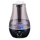 OLOMA Small Humidifier Water Tank Cool Mist Humidifier Rotation Nozzle For Whole House (Color : Black)