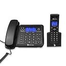 Beetel X78 2.4GHz Cordless Combo, with 2 Way Speaker Phone for Both Base and Handset, 3 Way Call conferencing, 8hrs Talk Time and 4 Days stand by, Stylish & Sturdy for Both Home and Office (X78 Black)