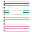AT-A-GLANCE 2024-2025 Academic Planner, Simplified by Emily Ley, Weekly & Monthly, 8-1/2" x 11", Large, Monthly Tabs, Flexible Cover, Happy Stripe (EL24-905A)