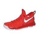 Nike Men's Zoom KD 9 Basketball Shoe (9.5, University Red/White)