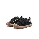 m1&m2 Trainers Canvas Toddler Size Kids Boys Girls Running Shoes Breathable School Sneakers Sports Outdoor Children Black