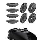 8 Pieces Precision Rings Compatible with PS4/PS5/Xbox One/Xbox Series X S/Switch PRO Controller Thumbstick Adjustment Aim Assist Target Motion Rings Silicone Easy Hard Strength