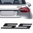 Camaro SS Emblem Sticker for All Cars, Metal (Black)
