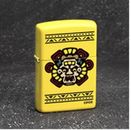 Zippo Lighter Mayans Mc Lemon Colour World Famous Made In Usa Great Gift For All