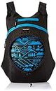 Gear CarryOn 16L Small Foldable Water Resistant Unisex Casual/Hiking Backpack/Daypack- Blue and Black