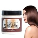 Magical Treatment Hair Mask,Magical Deep Conditioner,Nourishing Magical Treatment 5 Seconds To Restore Soft Hair,Keratin Magical Hair Treatment,Deep Hair Conditioner For Dry Damaged Hair