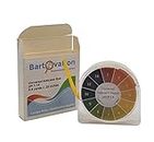 Bartovation Universal pH Test Strips Roll Full Range 1-14 Test Paper Strip - 5m Roll with Dispenser and Color Chart