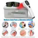 Cold Laser Therapy Device For Body Pain Relief Red Infrared Light Home + Goggles