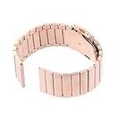 LOOM TREE Stainless Steel Strap Wrist Band for Fitbit Blaze Smart Watch Rose Gold