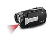 Minolta 1080p Full HD 3" Touchscreen Camcorder with Nightvision & 16GB SD Card, MN80NV-BK Black