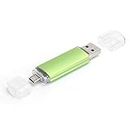 128GB Micro USB Flash Drive, USB 2.0 Storage Memory Stick OTG Thumb Drives, for Cell Phone Computer Save Photos Pictures Video Music etc