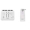 Cuisinart 4-Slice Toaster (CPT-142P1) and Electric Can Opener (CCO-50N) Bundle, White