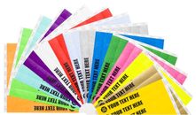 3/4" Custom Printed or Plain Paper Tyvek Wristbands Security,Events,Festivals