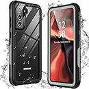 ANTSHARE Samsung Galaxy S21 FE Case Waterproof Shockproof Full Body Protective Case with Screen Protector Heavy Duty Cover Phone Case for Galaxy S21 FE 6.4 Inch (2022) Black