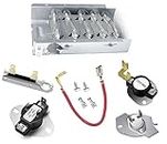 NEW - 279838 Dryer Heating Element Kit for Whirlpool Kenmore Roper Maytag Amana Cabrio Admiral Dryer Heating Element Parts Dryer Thermostat Thermal Fuse medx655dw1 500 600 70 80 Series Model 110 Dryer
