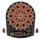 Arachnid Cricket Pro 450 Electronic Dartboard Features 31 Games with 178 Variations and Includes Two Sets of Soft Tip Darts, Black/Red, 19.00 x 1.00 x 19.00 inches