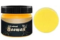 QUNGCO Wood Seasoning Beewax, 2020 Beeswax Wood Furniture Cleaner And Polish For Wood Doors, Tables, Chairs, Cabinets