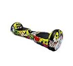 Prince E Bike Hoverboard Self Balancing Electric Scooter 6.5" for Adult and Kids with LED Light- Black & Yellow