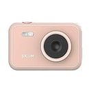 SJCAM FunCam 2" LCD Kids HD Digital Action Camera with in-Built Games for Children & Adult Kids (Pink)