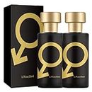wimony 2PCS Perfume for Men, Lu_re Her Cologne Perfume Men, L_ure Her Perfume for Man,Long-Term Spray Perfume,Suitable for Couples on Dates(50ml)