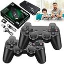 Sadhwanis ® Video Games for Kids 64G Video Game for Kids 4k HD Classic Games Console Built in 10000 Game in TF Card, 9 Emulator Console, HDMI Output TV Video Game Console Black (Standard Edition)
