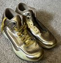 Nike Kobe X 10 Mid Ext LIQUID GOLD Metallic Sneakers Sz 11 Men's (802366-700)