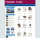 FISHING FLIES WEBSITE WITH AFFILIATE STREAMS - eCOMMERCE STORE -NEW  DOMAIN 