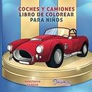 Coches y camiones libro de colorear para niños: Para niños de 4-8, 9-12 años: 6 (Cuadernos Para Colorear Niños)