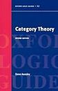 Category Theory (Oxford Logic Guides): 52