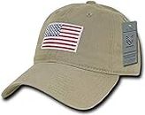 Rapiddominance A03-USA-NVY Relaxed Graphic Cap, Original USA Flag, Navy