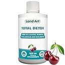Total Detox - Full Body Cleanse – Eliminate Toxins - Optimize Liver Functions - 8 Botanicals for Optimal Results - 500ml – Sugar Free - GMO Free- Gluten Free- Vegan - Made in Canada