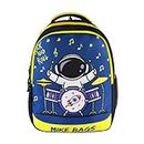 MIKE BAGS 15 Ltrs Junior School Bag Backpacks Cartoon/Boy/Girl/Baby/ (5-9 Years) - Astro Drums | Blue | LxWxH :42 X 30 X 12 CM