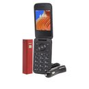 TCL Alcatel My Flip 2 Tracfone con 1200 minutos de conversación/texto/datos, 3 minutos y servicio de 1 año