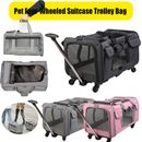🐈Pet Stroller Foldable Dog Cat Carrier Travel Pushchair Pram 4 Wheels Trolley🐕