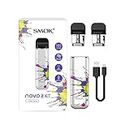 SMOK Novo 2 Pod Kit Electronic Cigarette Vape 800mAh battery 2ml Cartridge Pod Atomizer Mesh 1.0ohm DC MTL (7-Color Spray)