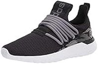 adidas Men's Lite Racer Adapt 3.0 Running Shoe, Black/Black/Grey, 8.5
