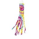 Garden Windsock Flag - Spring Wind Socks Rainbow Tie-Dye Flag with Metal Swivel Clip, Waterproof Polyester Windsock Decorative Flags for Home