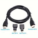 Mini Adapter Micro Connector 1 M 1.5 Meters Cable 3 In1 Hd High Quality Compatible Suitable For Ps3 Hdtv Dvd