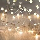 ANJAYLIA LED Fairy String Lights, 10Ft/3M 30leds Firefly String Lights Garden Home Party Wedding Festival Decorations Crafting Battery Operated Lights, Warm White