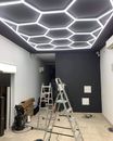 Luci LED esagonali/favo per dettaglio garage barbiere palestra lampada da parete personalizzata